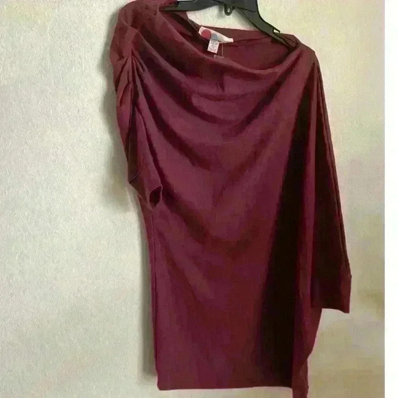 Free People Beach Free-est Modern Exaggerated Neckline Twist Draped Dress XS - Picture 2 of 10